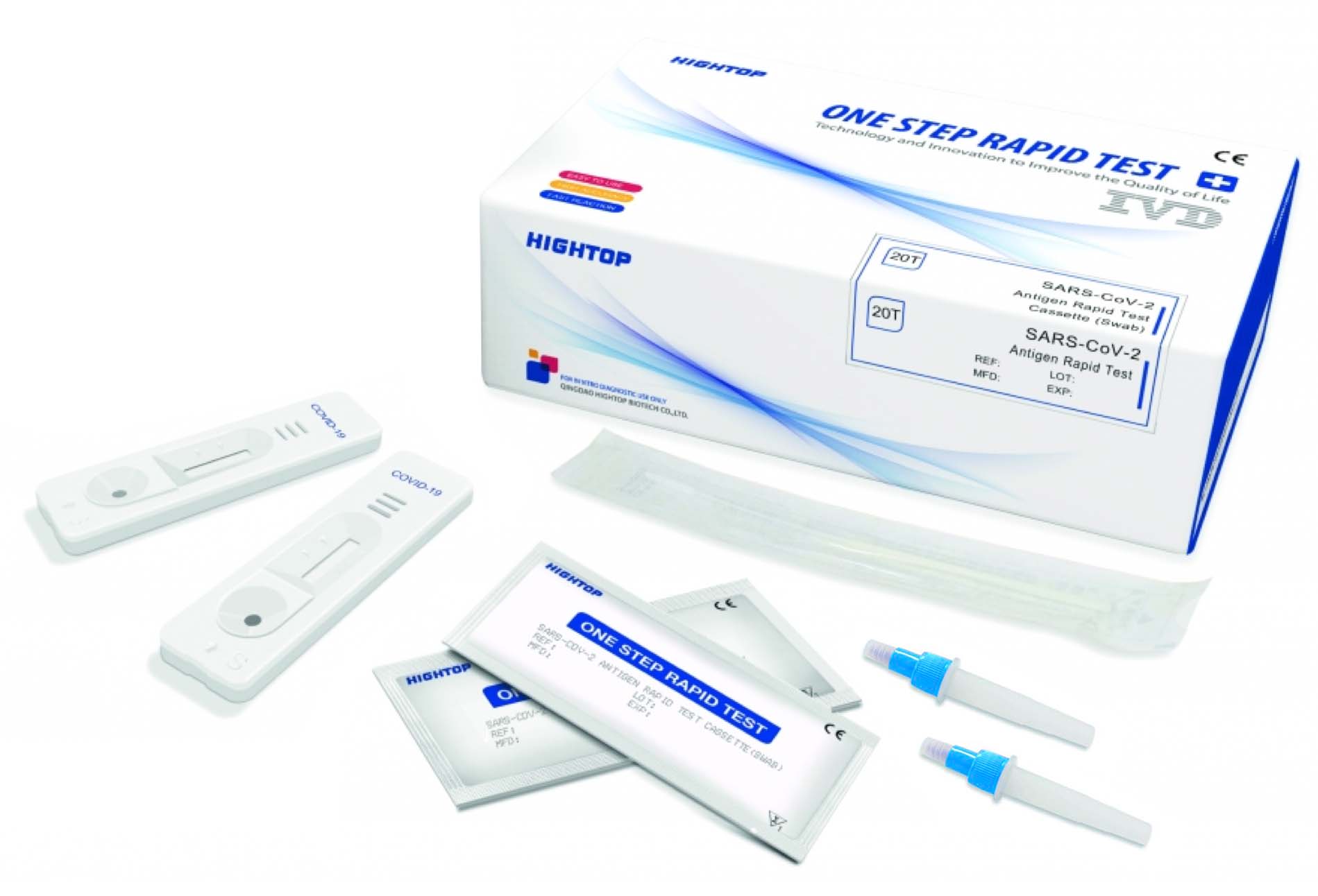 Profischnelltest: Hightop Antigen One Step Rapid Test Sars CoV 2