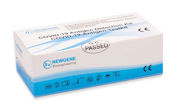 Profischnelltest: NEWGENE 4-in-1 COVID-19 Antigen-Testkit